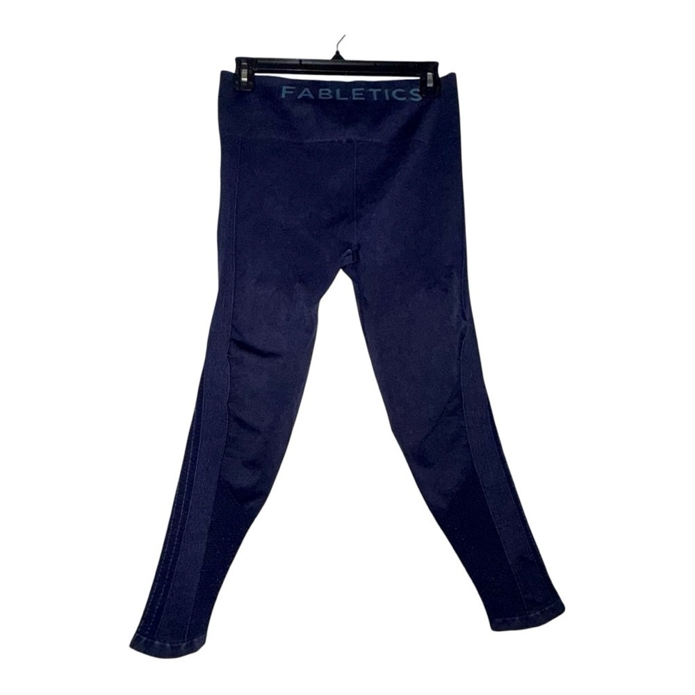 FABLETICS Sync Seamless High-Waisted 7/8 Legging - Navy Blue Women’s Large